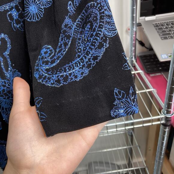 Alex Evenings Women's Paisley Cardigan Size L Dressy Formal Special Occasions - Picture 8 of 10